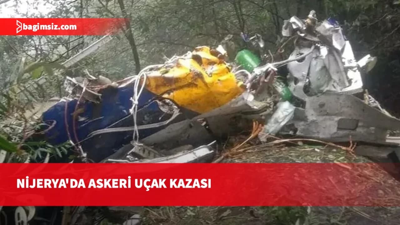 Nijerya'da dün düşen askeri uçaktaki 25 kişinin hayatını kaybettiği açıklandı