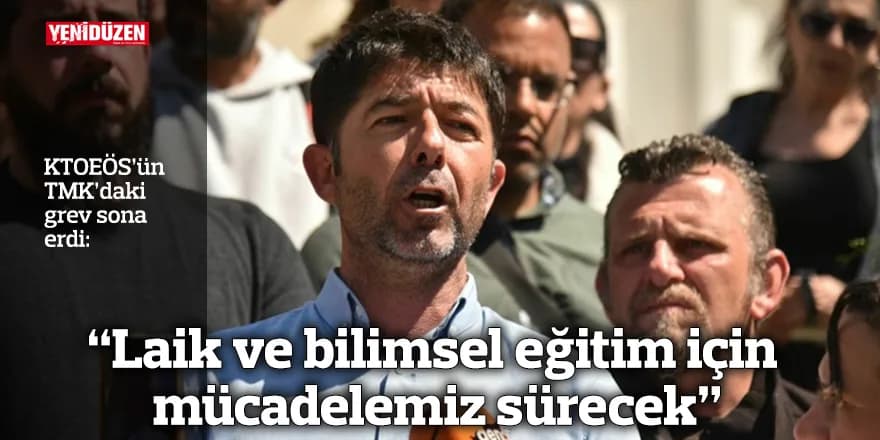 “Laik ve bilimsel eğitim için mücadelemiz sürecek”