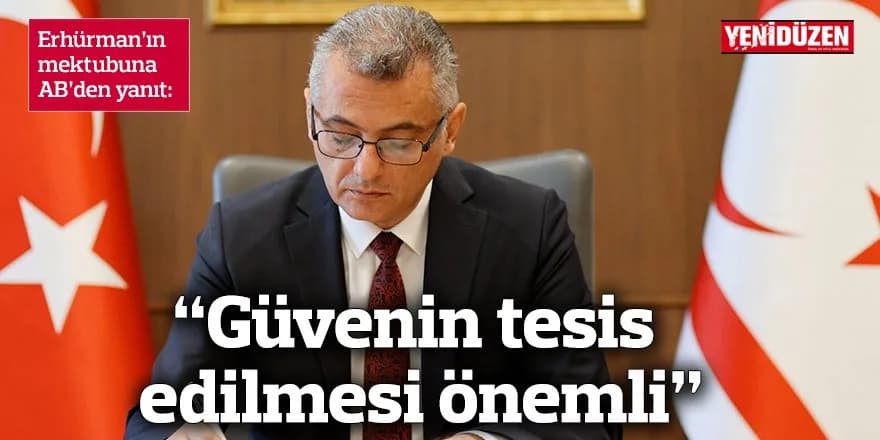 “Güvenin tesis edilmesi önemli”