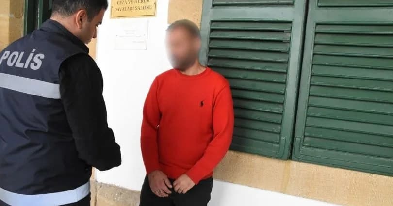 KKTC de “İzinsiz İkamet Etmek” suçundan tutuklanan Ö. G. mahkemeye çıkarıldı