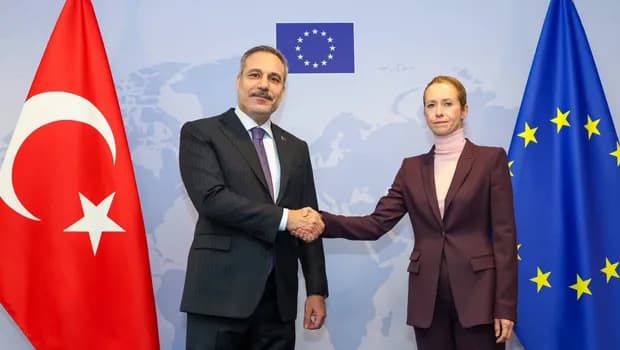 Türkiye Dışişleri Bakanı Fidan, AB Dış İlişkiler ve Güvenlik Politikası Yüksek Temsilcisi Kallas ile görüştü