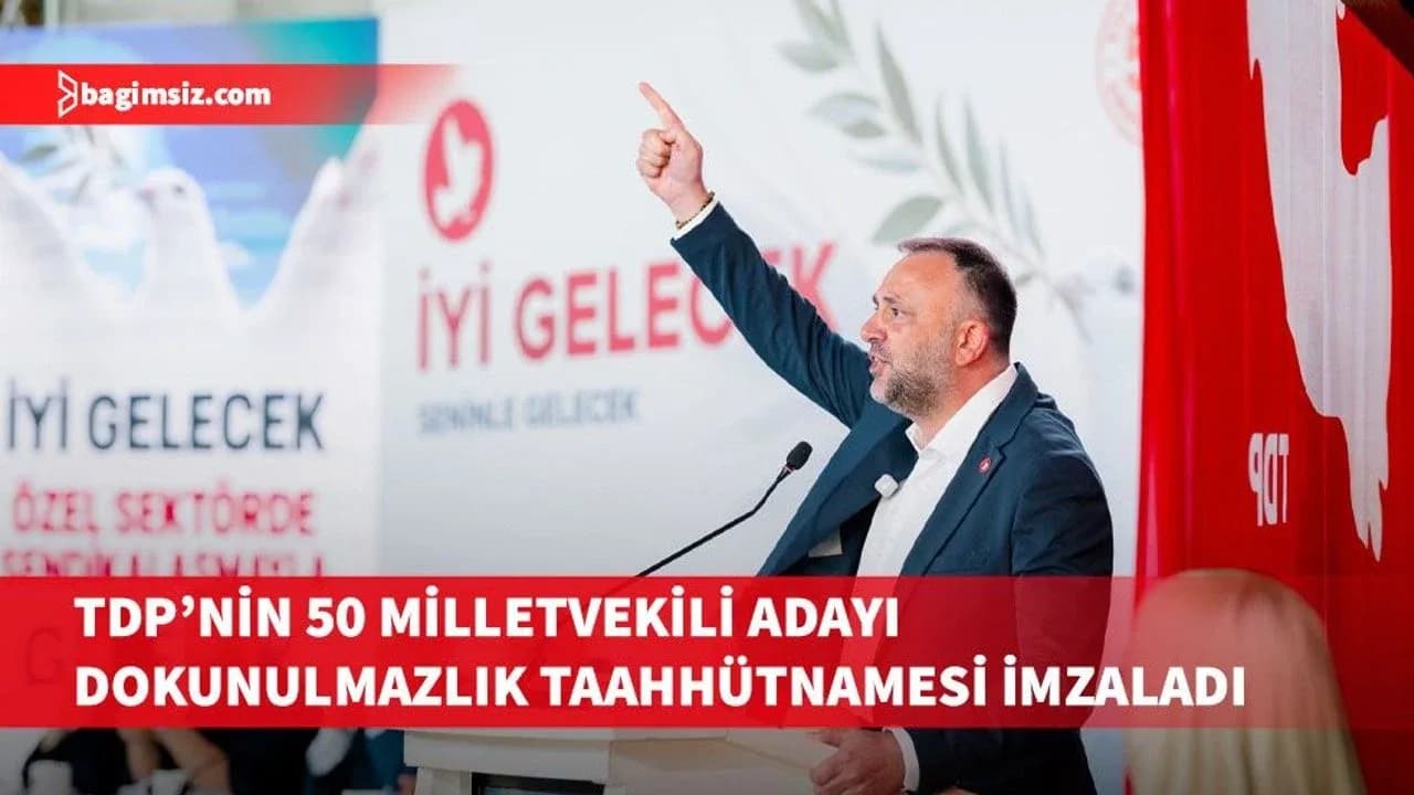 Çeler: TDP, liyakat, sosyal adalet, şeffaflık ve kamu yararını esas alan bir yönetim anlayışını savunuyor