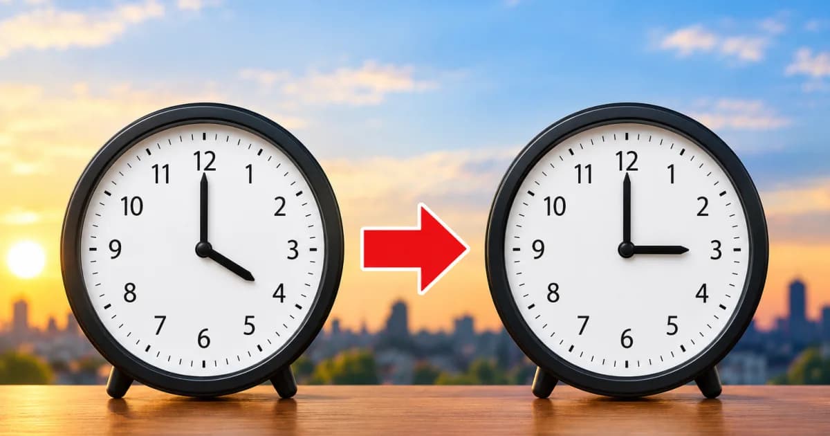 Yaz saati uygulaması 25 Ekim’de sona erecek