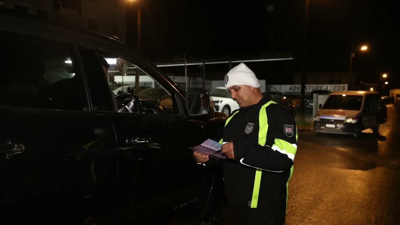 Trafik denetimlerinde 393 sürücüye işlem, 21 araç trafikten men edildi