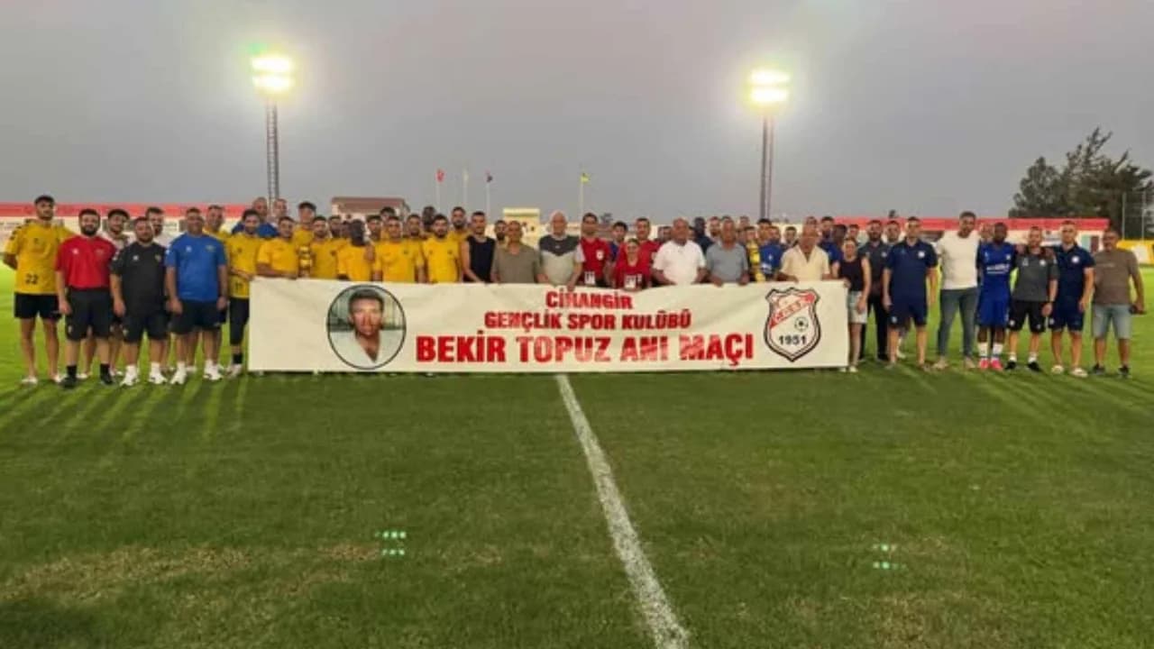 Goller Bekir Topuz anısına atıldı