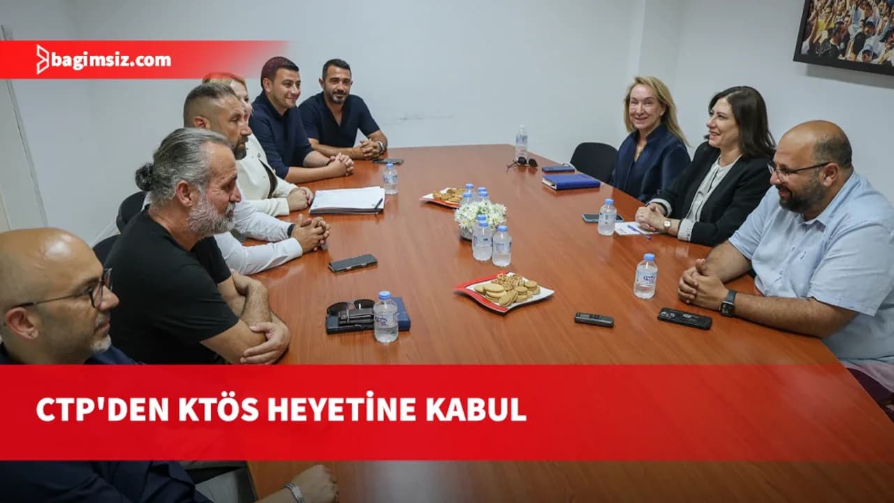 KTÖS heyeti CTP'yi ziyaret etti: Eğitimdeki sorunlar ve çözüm önerileri ele alındı