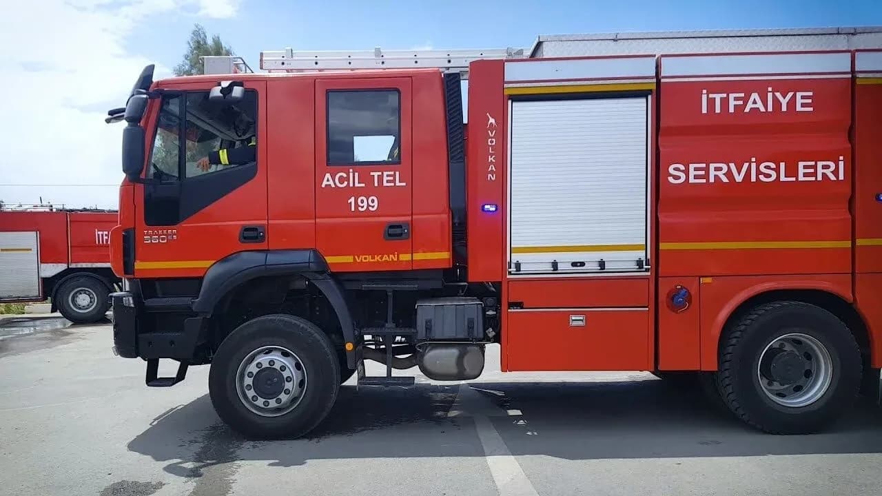 Gönyeli’de kaynak makinesinden çıkan kıvılcımlar yangına neden oldu