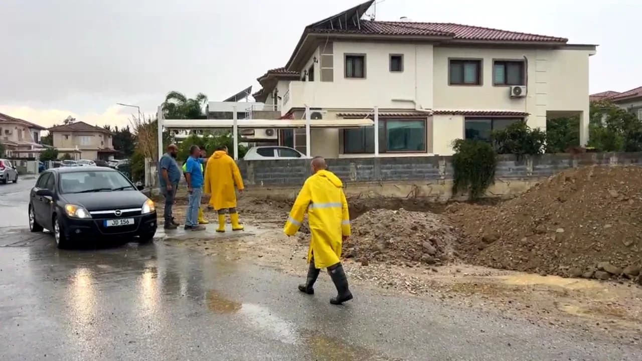Hüseyin Amcaoğlu fırtınada sahada