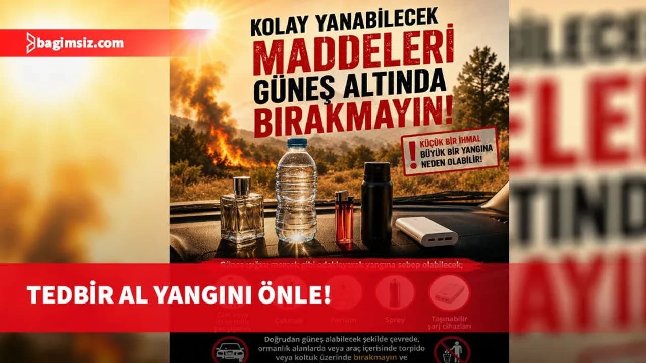 Polis, yanıcı maddeler konusunda uyardı...