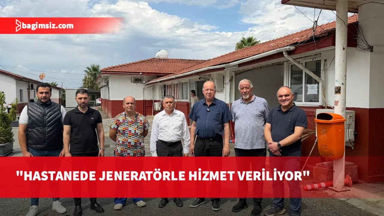 Dinçyürek, olumsuz hava koşullarından etkilenen Cengiz Topel Hastanesi’nde incelemelerde bulundu