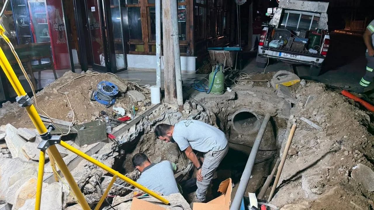 Köşklüçiftlik’te arızaya anında müdahale