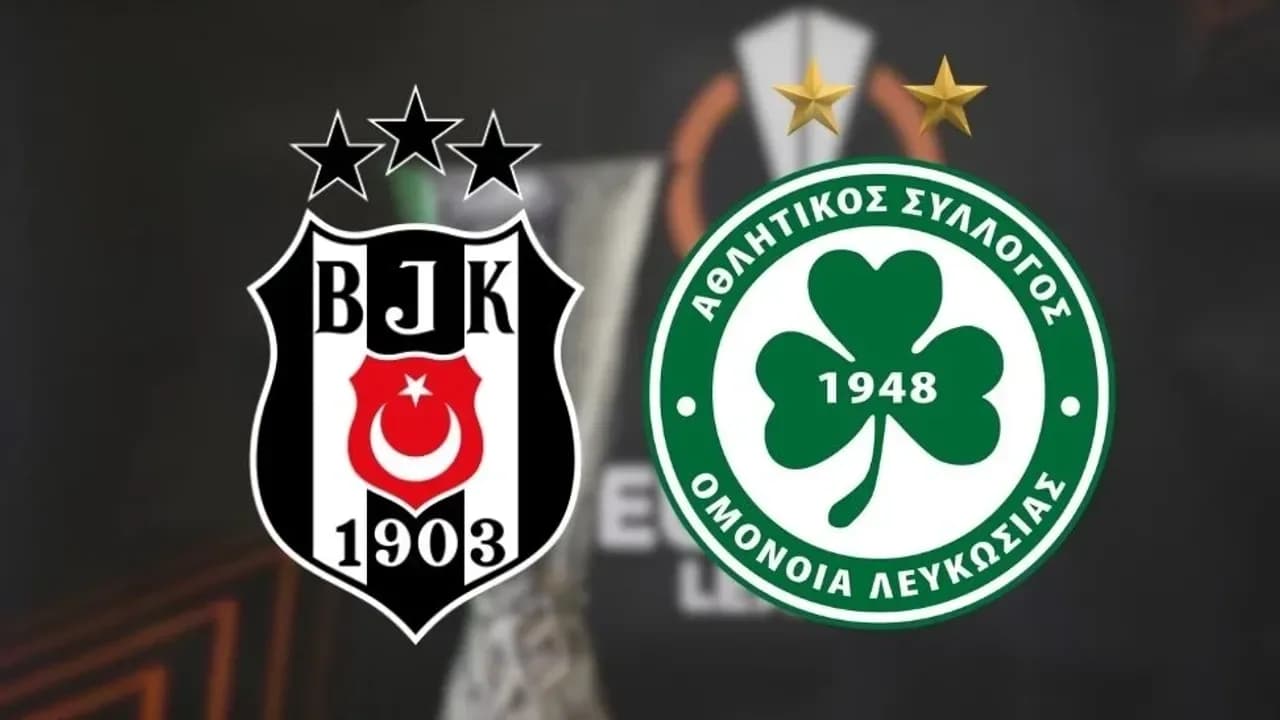 Beşiktaş, Avrupa Ligi’nde Omonia ile eşleşti: Beşiktaş, Güney Kıbrıs’a gidiyor