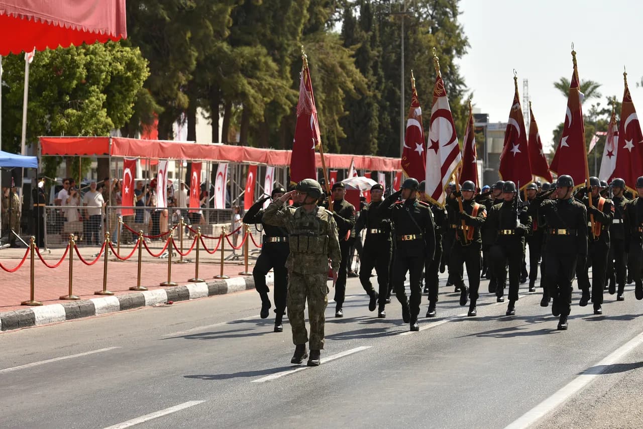 30 Ağustos Zafer Bayramı bugün KKTC’de de törenlerle kutlanıyor