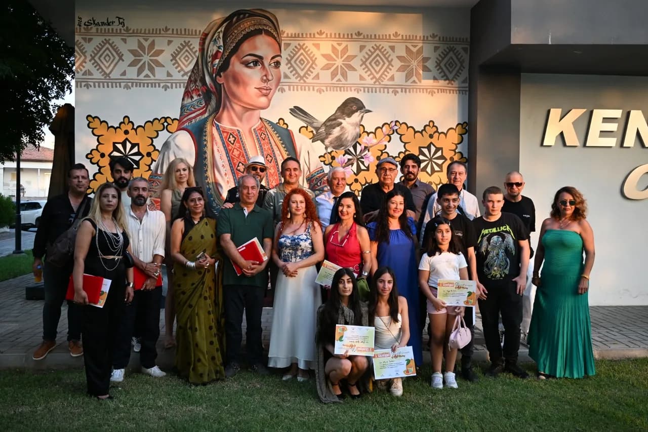 5. Uluslararası Güzelyurt Sanat Buluşması Sergisi açıldı