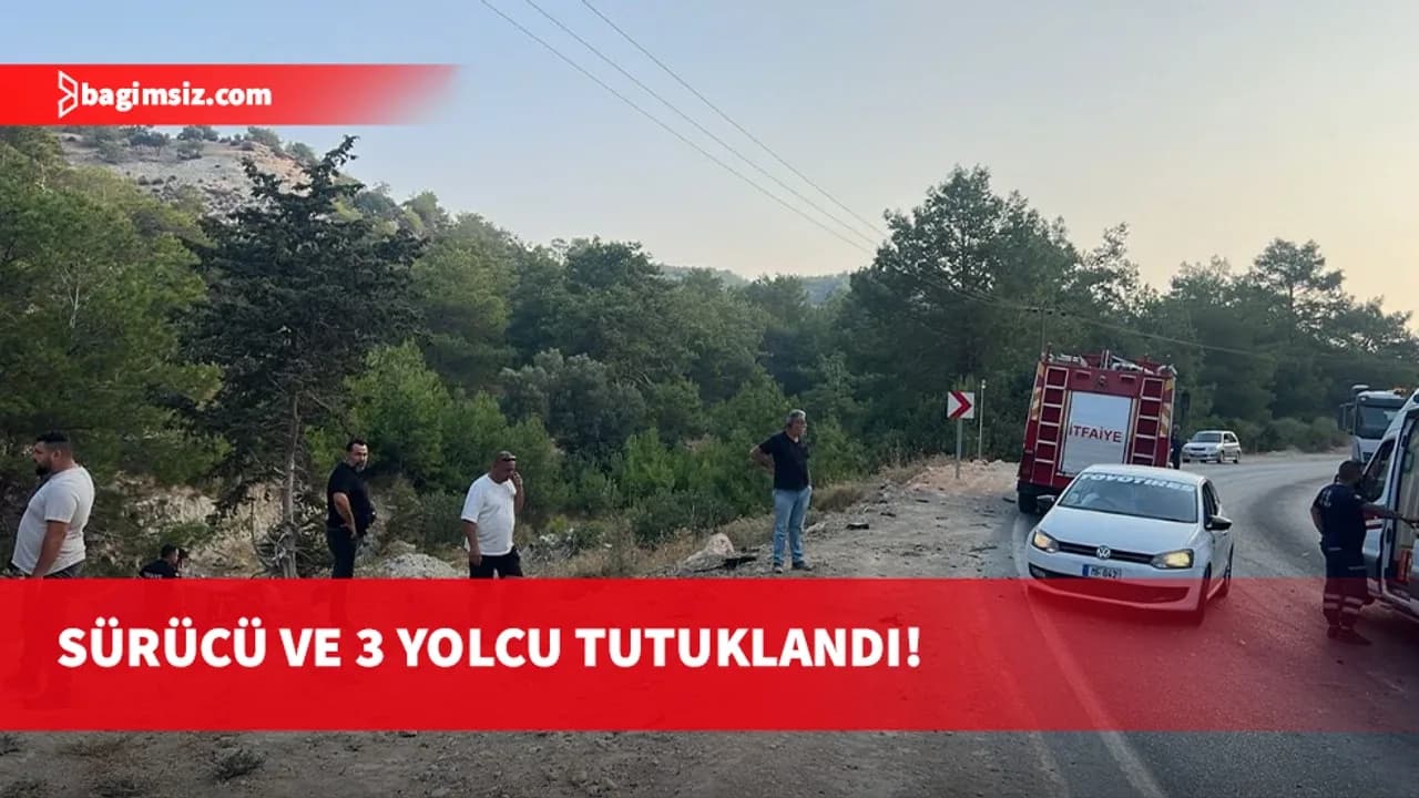 Ölümlü kazada polise yalan beyan: Sürücü ve 3 yolcu tutuklandı