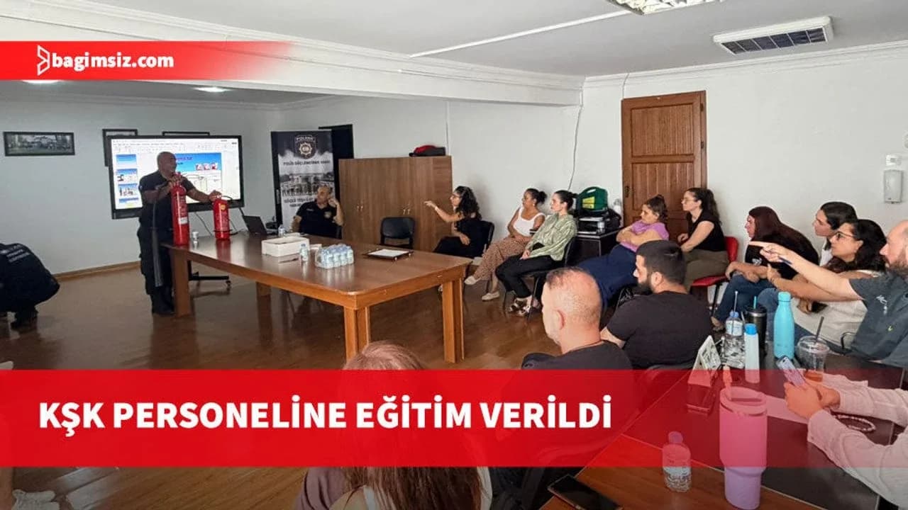 POLVAK’tan Kayıp Şahıslar Komitesi personeline temel yangın eğitimi
