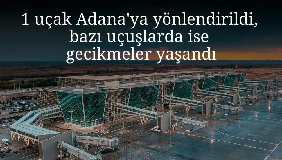 Hava muhalefeti Ercan uçuşlarını etkiledi: 1 uçak Adana’ya yönlendirildi, konserlerde belirsizlik