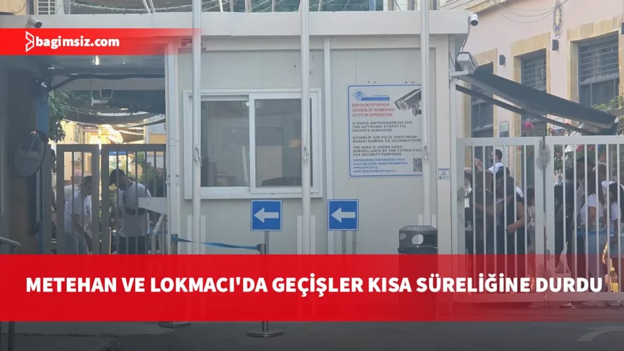 Metehan ve Lokmacı'da geçişler kısa süreliğine durdu