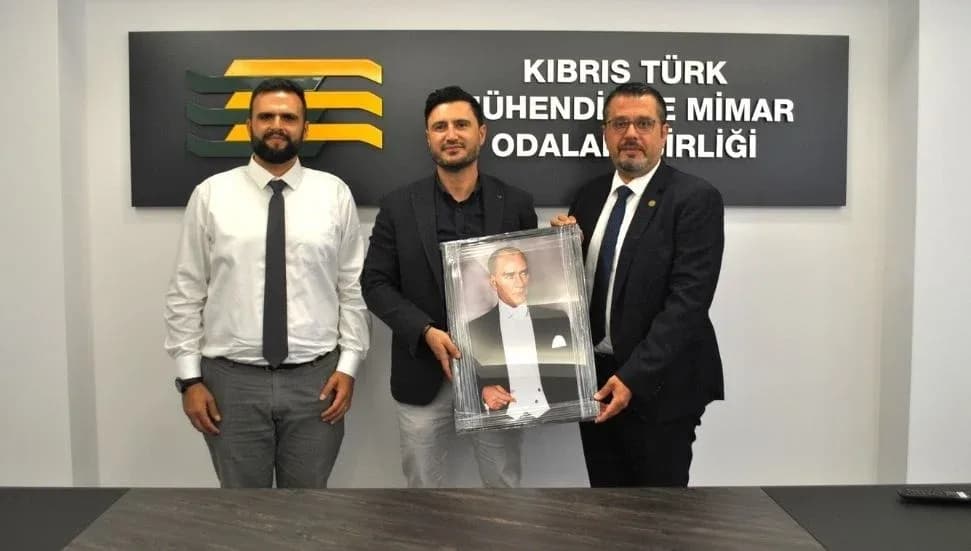 BAÜ Kıbrıs ile KTMMOB arasında iş birliği olanakları görüşüldü