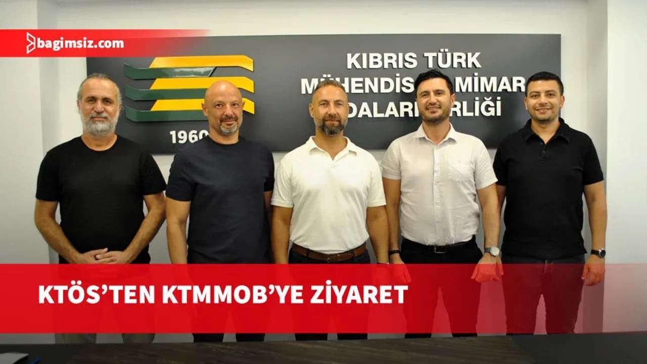 KTÖS'ten KTMMOB'ye ziyaret