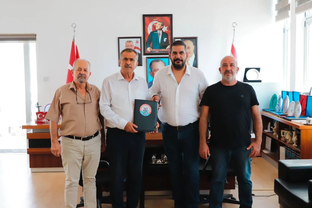 Gazimağusa’da kanalizasyon altyapısına yeni yatırım için imzalar atıldı