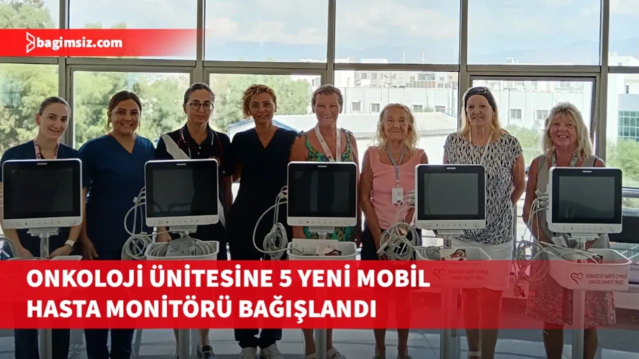 Heartbeat/NCCCT Onkoloji Ünitesine 5 hasta monitörü bağışladı