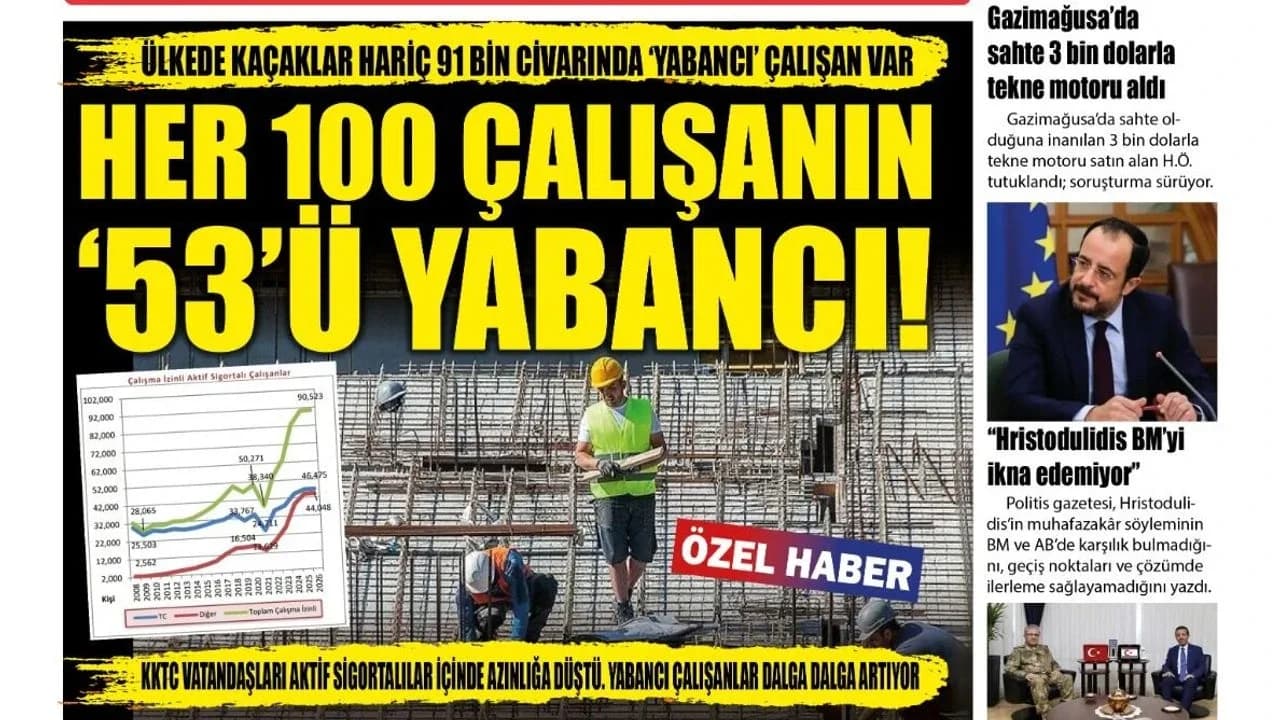 23 Ağustos 2026 Pazar KKTC Gazete Manşetleri