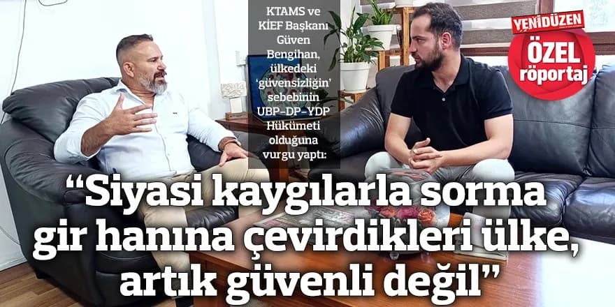 “Siyasi kaygılarla sorma gir hanına çevirdikleri ülke, artık güvenli değil”