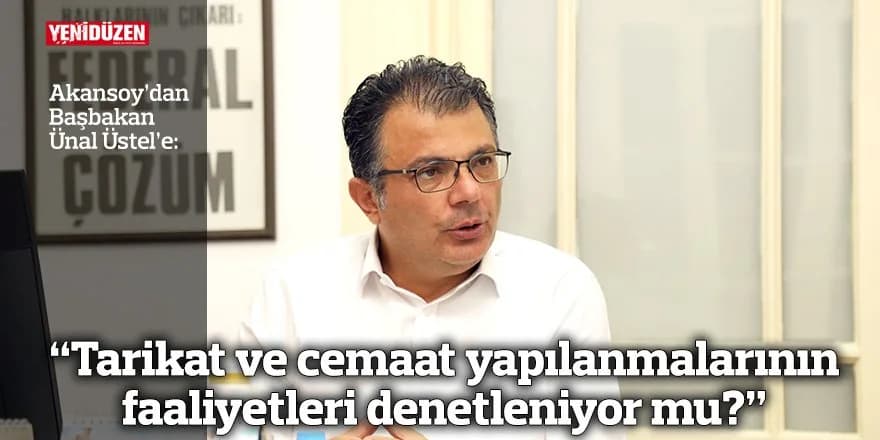 “Tarikat ve cemaat yapılanmalarının faaliyetleri denetleniyor mu?”