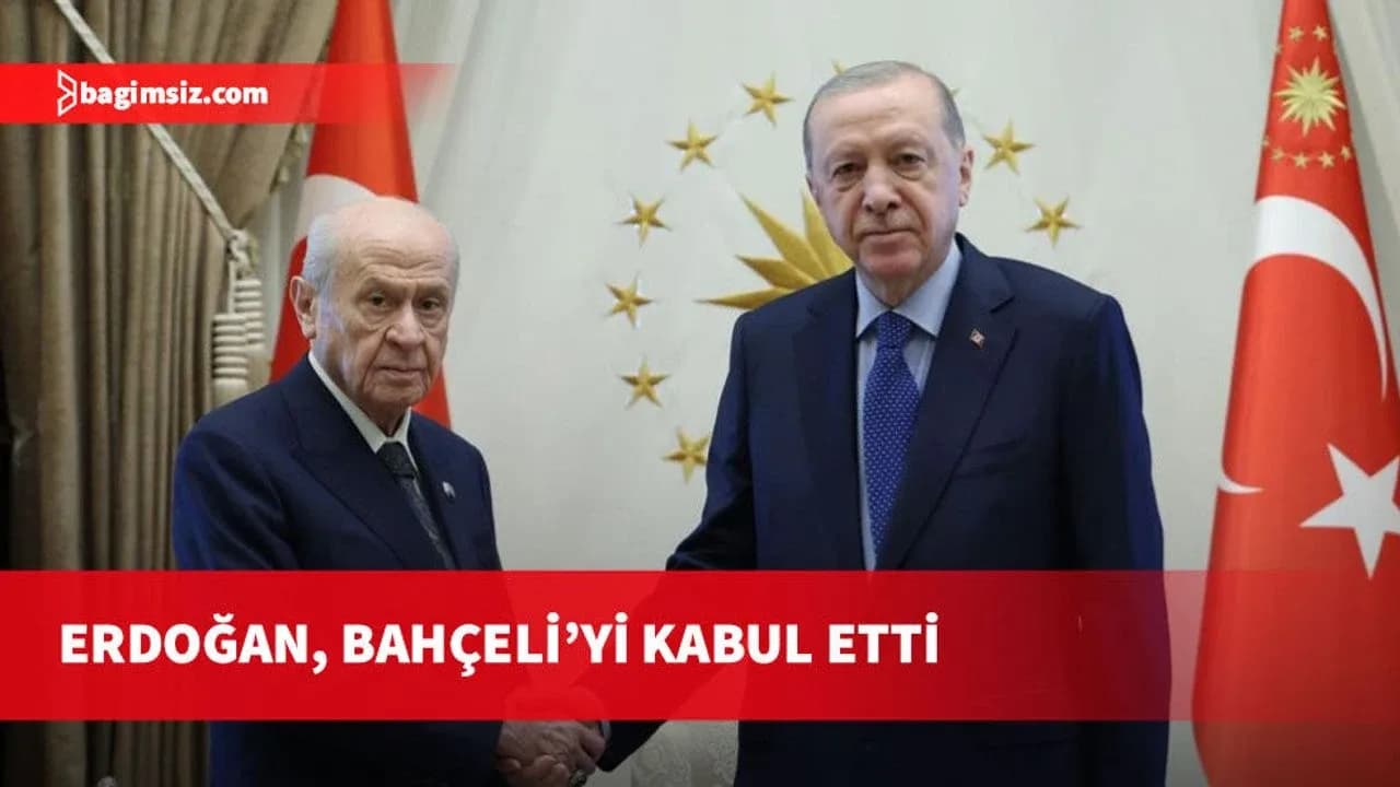 Türkiye Cumhurbaşkanı Erdoğan, MHP Genel Başkanı Bahçeli ile görüştü