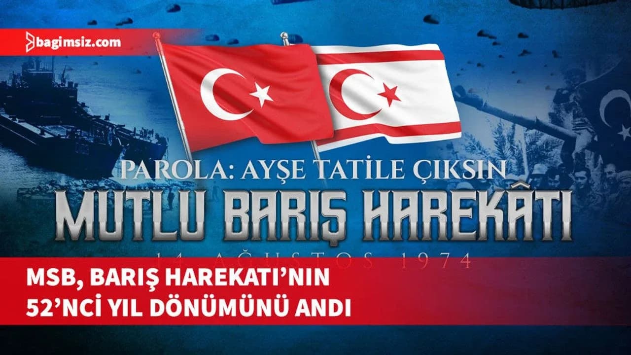 TC MSB, Mutlu Barış Harekatı'nın 52'nci yıl dönümünde şehit ve gazileri andı