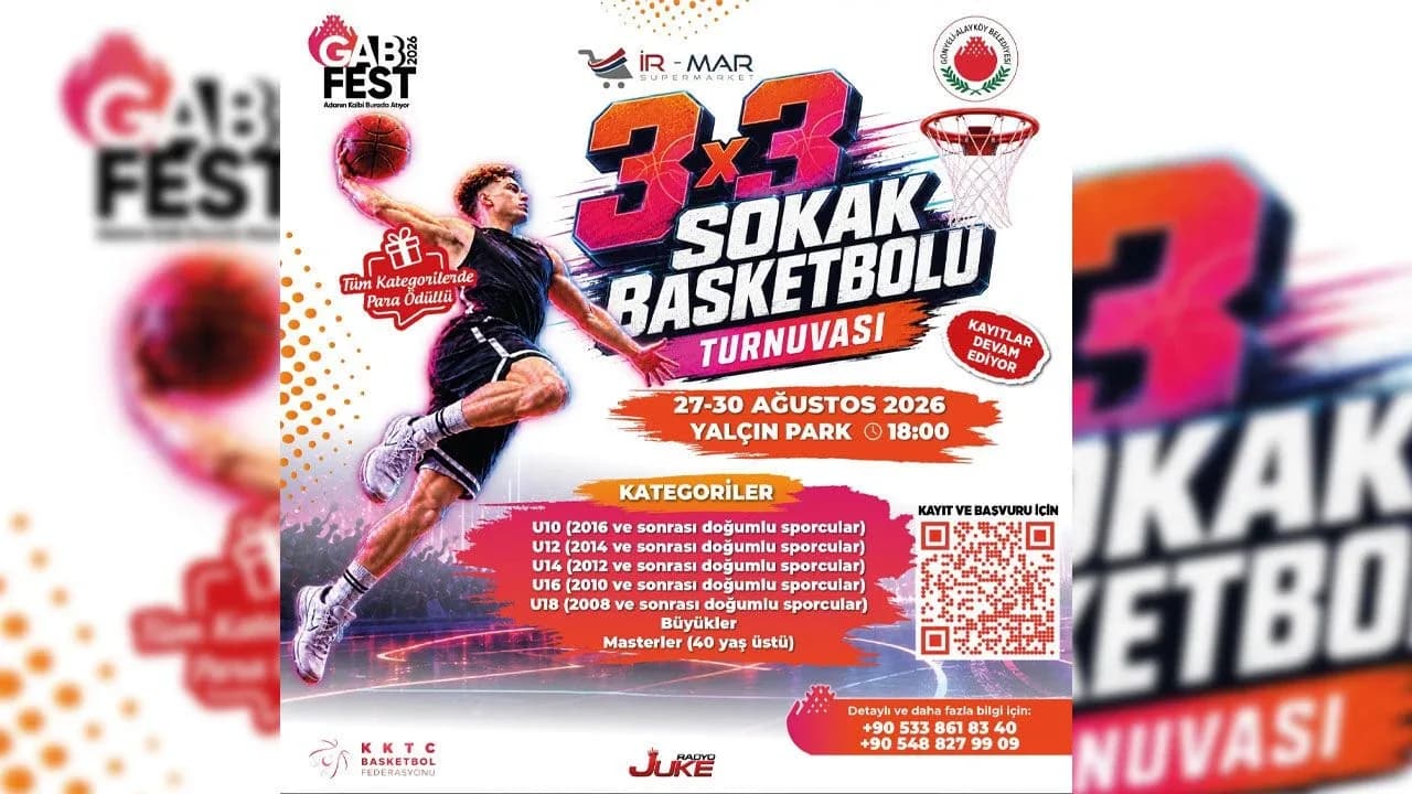 3X3 Sokak Basketbolu Turnuvası’nda kayıtlar devam ediyor