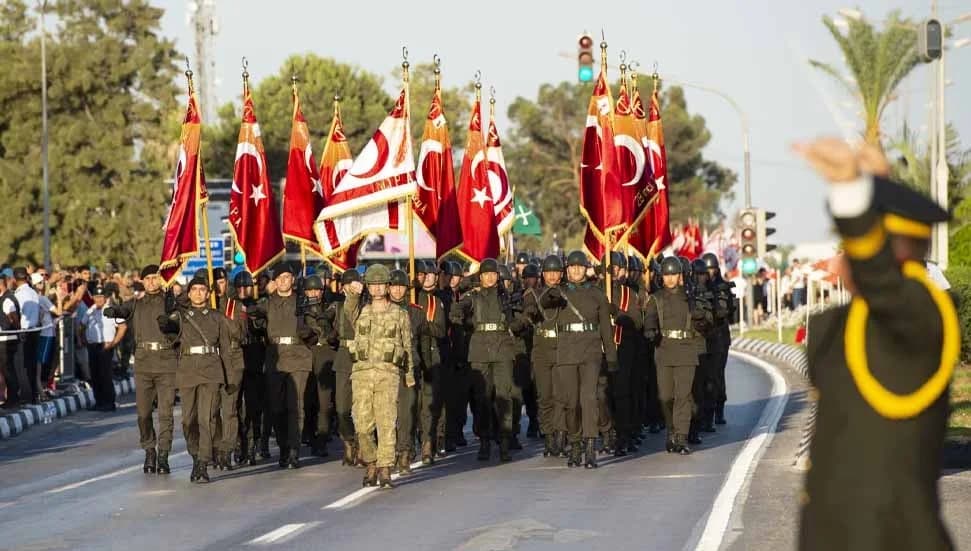 30 Ağustos Zafer Bayramı bugün KKTC'de de törenlerle kutlanıyor