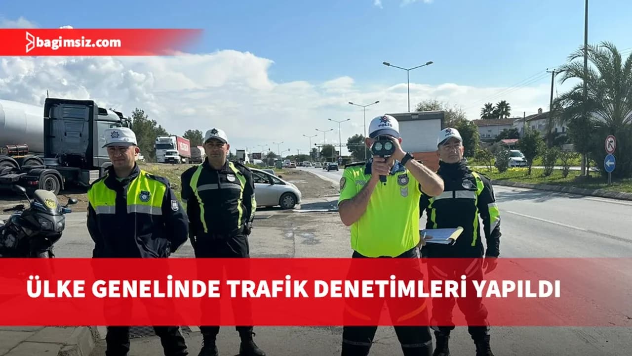 Trafik denetimlerinde 282 sürücü rapor edildi, 28 araç trafikten men edildi