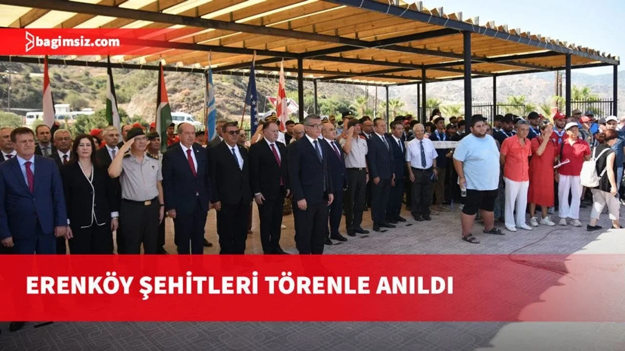 Erenköy Direnişi’nin 62’nci yıl dönümünde şehitler törenle anıldı