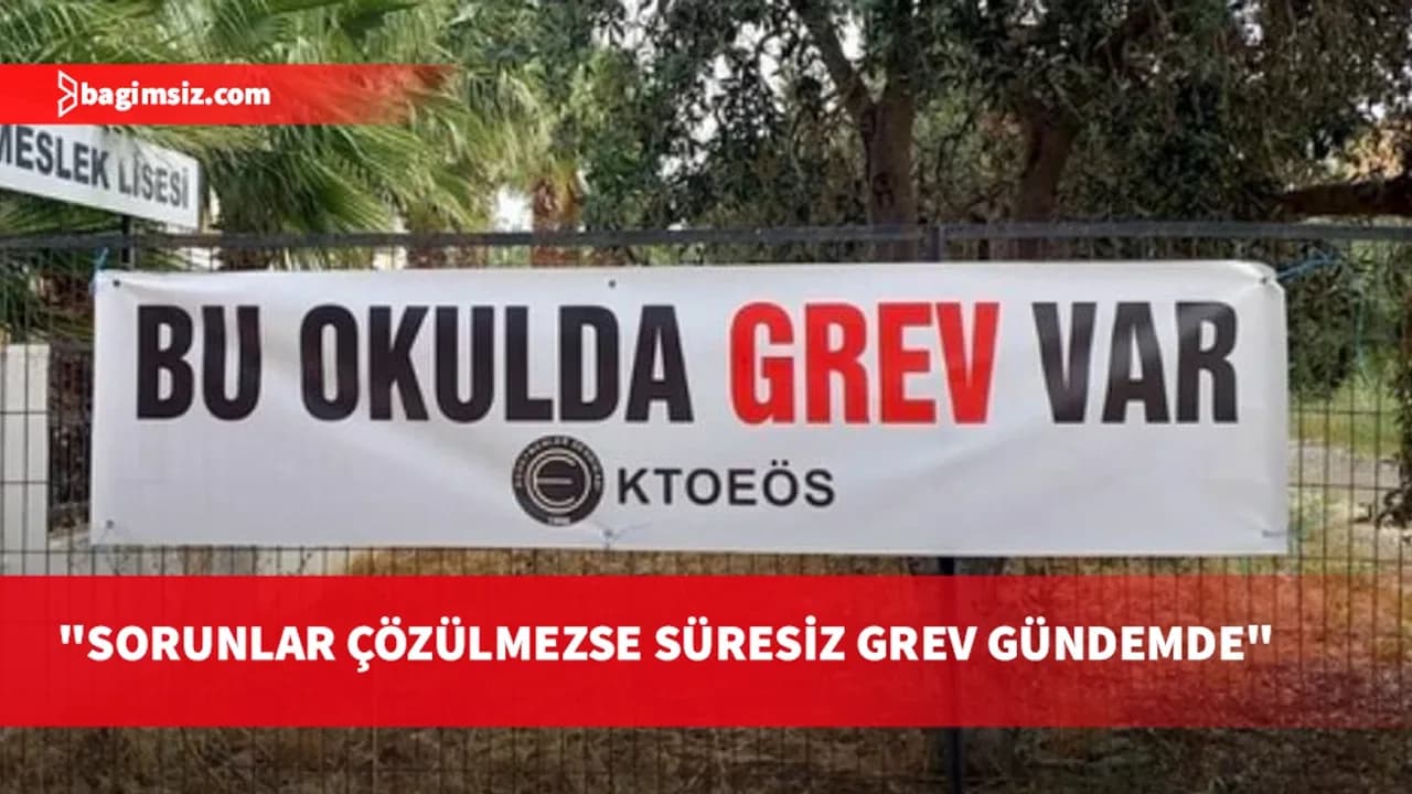 KTOEÖS: Lefke Gazi Lisesi'nde sorunlar çözülmezse tüm eylem seçeneklerini gündeme alacağız