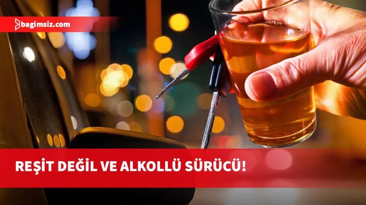 Bostancı’da alkollü 17 yaşındaki sürücü kaza yaptı!