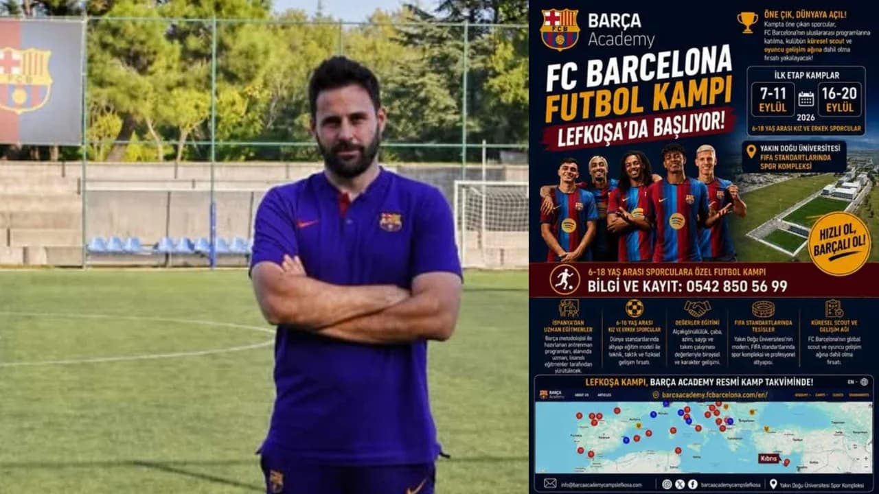Lefkoşa Kampı, Barça Academy’nin resmi kamp takviminde!