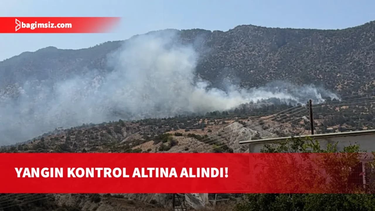 Tirmen’deki orman yangını kontrol altına alındı: Soğutma çalışmaları sürüyor
