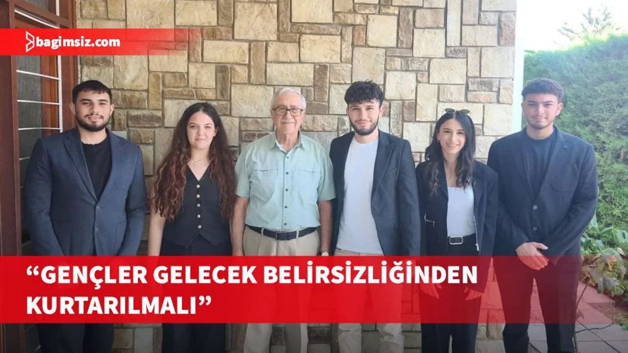 Akıncı, Kıbrıslı Türk öğrenci gençlerle bir araya geldi
