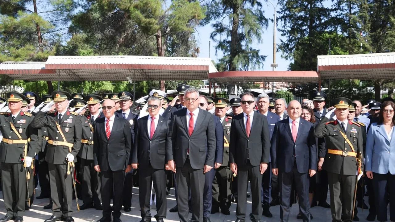 30 Ağustos Zafer Bayramı’nın 104’üncü yıl dönümü Lefkoşa’da törenle kutlandı