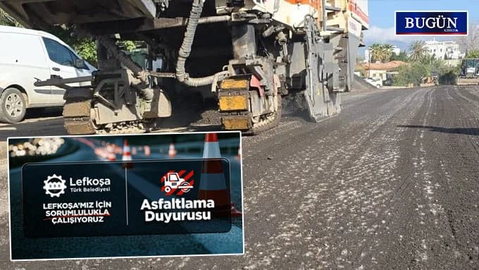 Şehit Mustafa Ruso Caddesi’nde asfalt çalışması: Trafik kontrollü sağlanacak