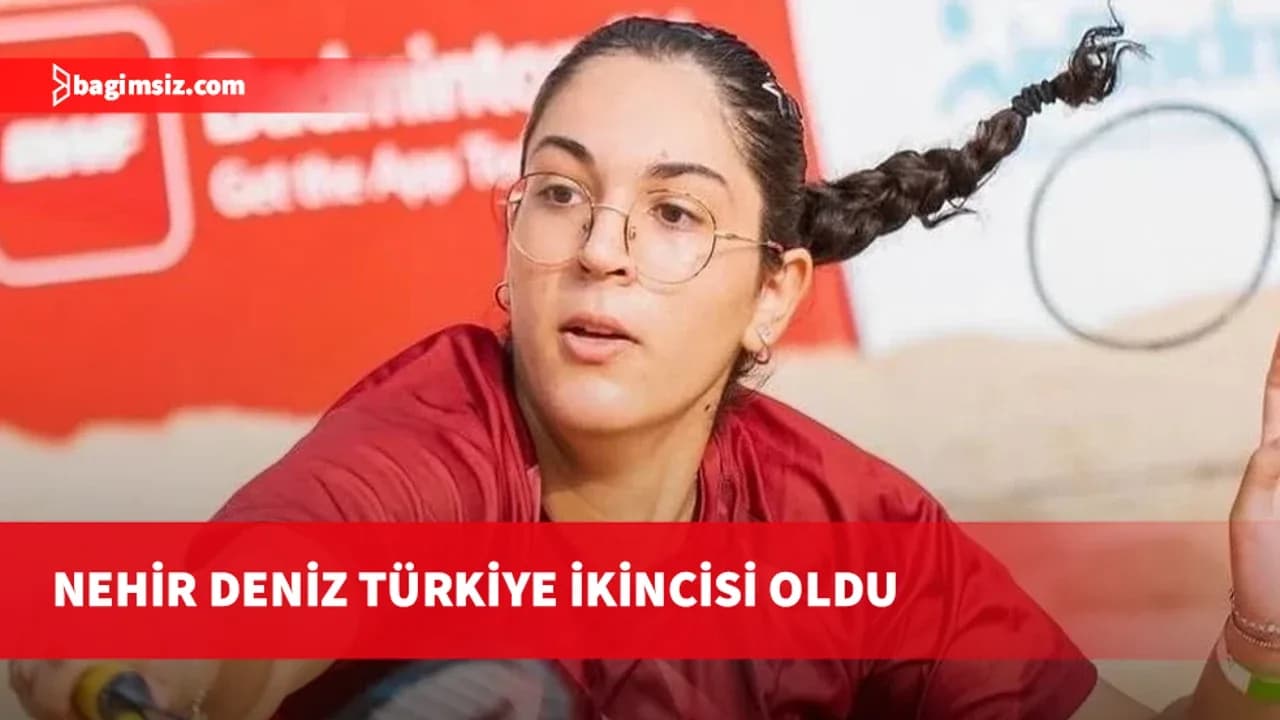 Milli sporcu Nehir Deniz Türkiye ikincisi oldu