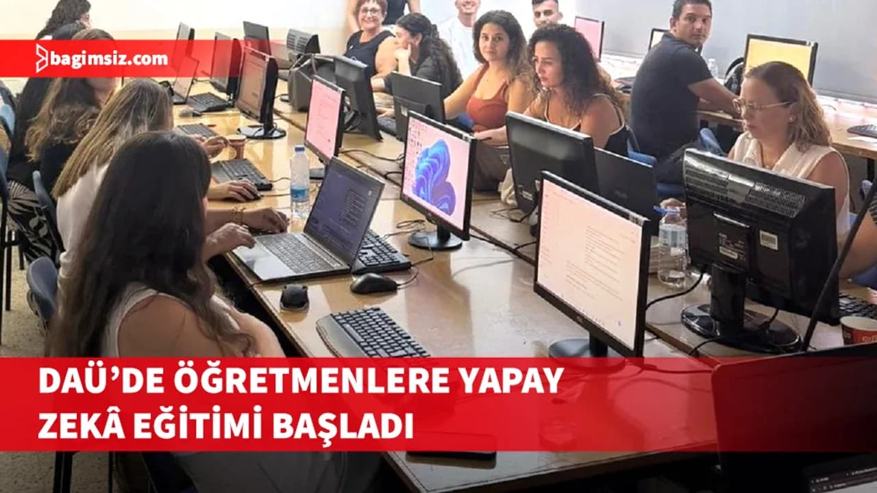 Öğretmenlere yönelik yapay zeka eğitimi başladı