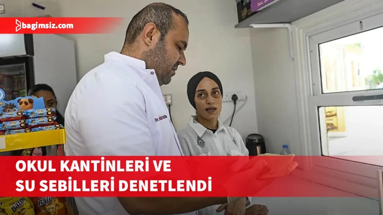 Gönyeli-Alayköy Belediyesi’nden okullarda su güvenliği ve gıda hijyeni denetimi