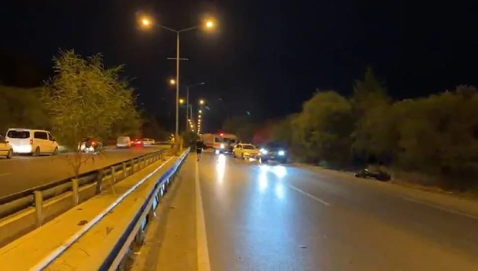 Girne-Lefkoşa ana yolunda feci kaza: Motosiklet sürücüsü hayatını kaybetti!
