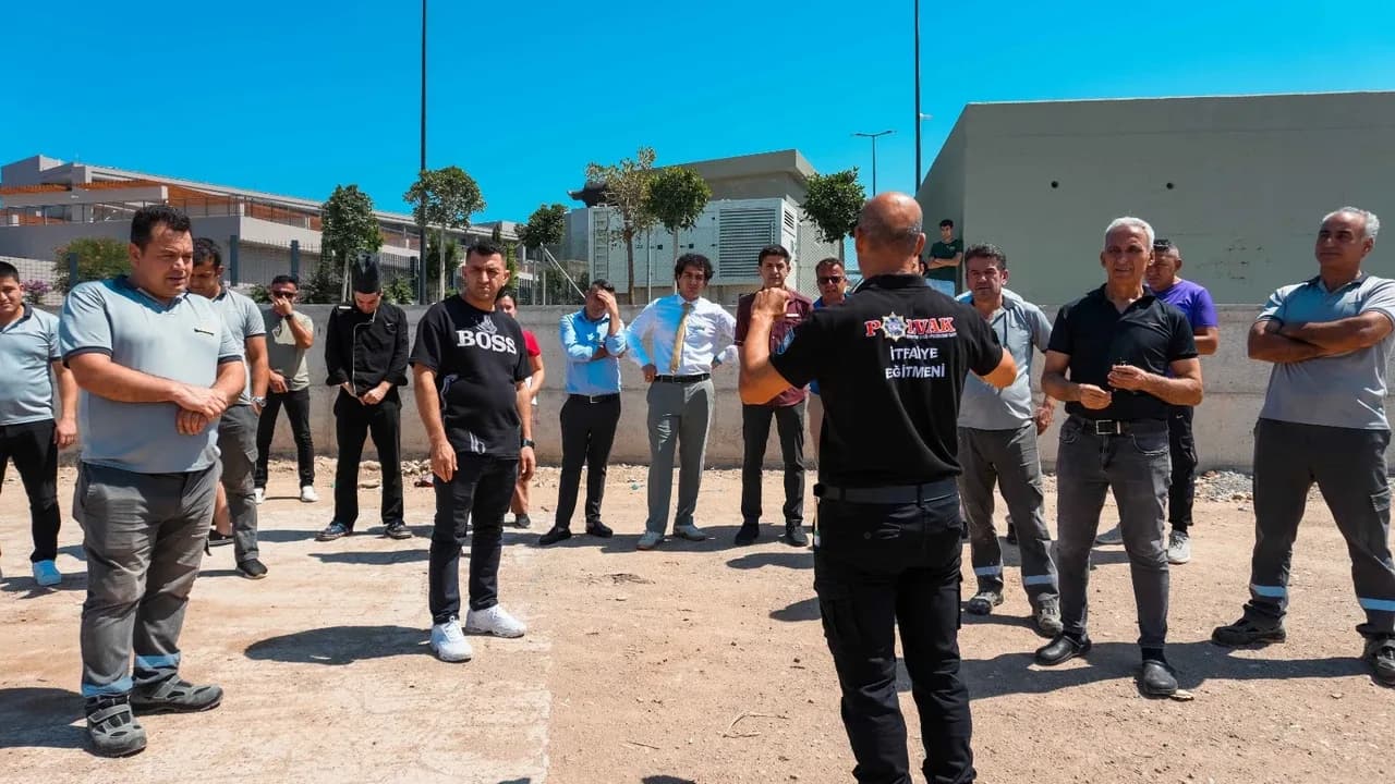 Polvak’tan concord aria personeline temel yangın eğitimi