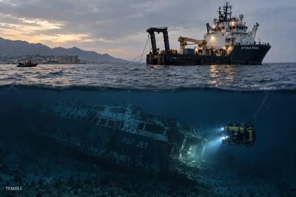 Filo Jet faciasında 23. gün: 13 kişi hala kayıp, ROV batığın kapalı bölümlerine ilerliyor