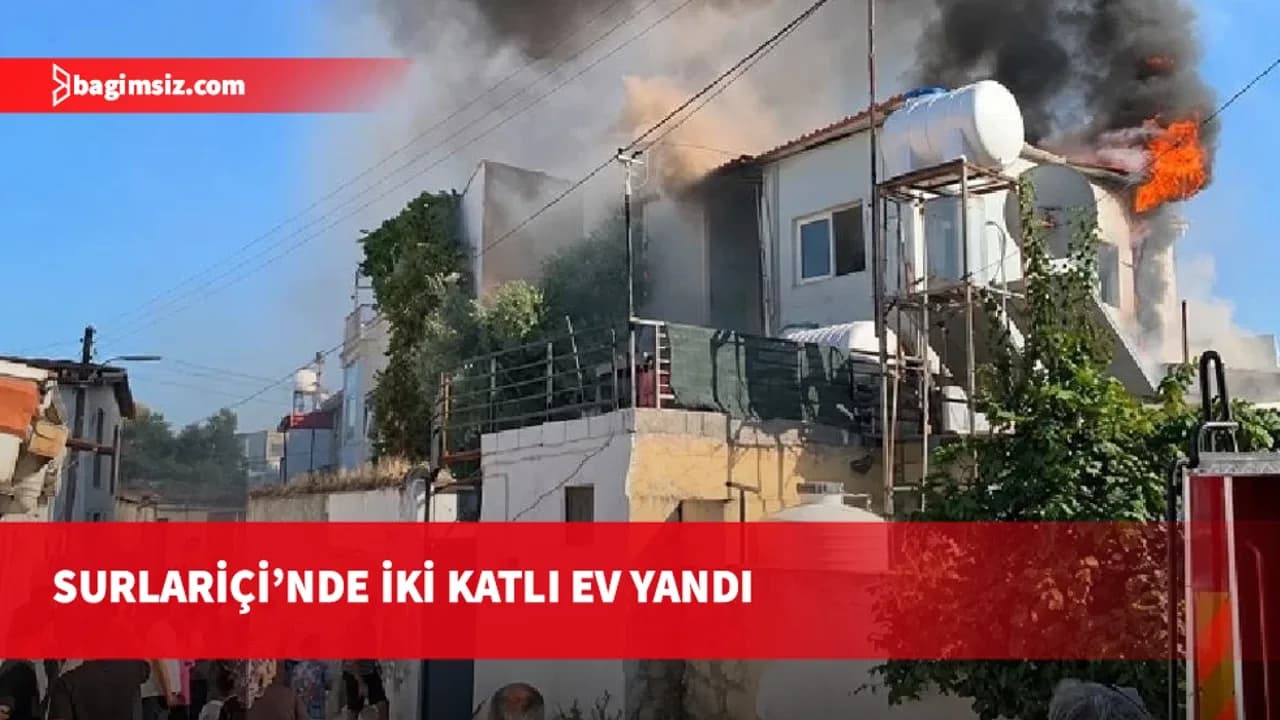 Surlariçi'nde yangın: iki evde maddi hasar meydana geldi