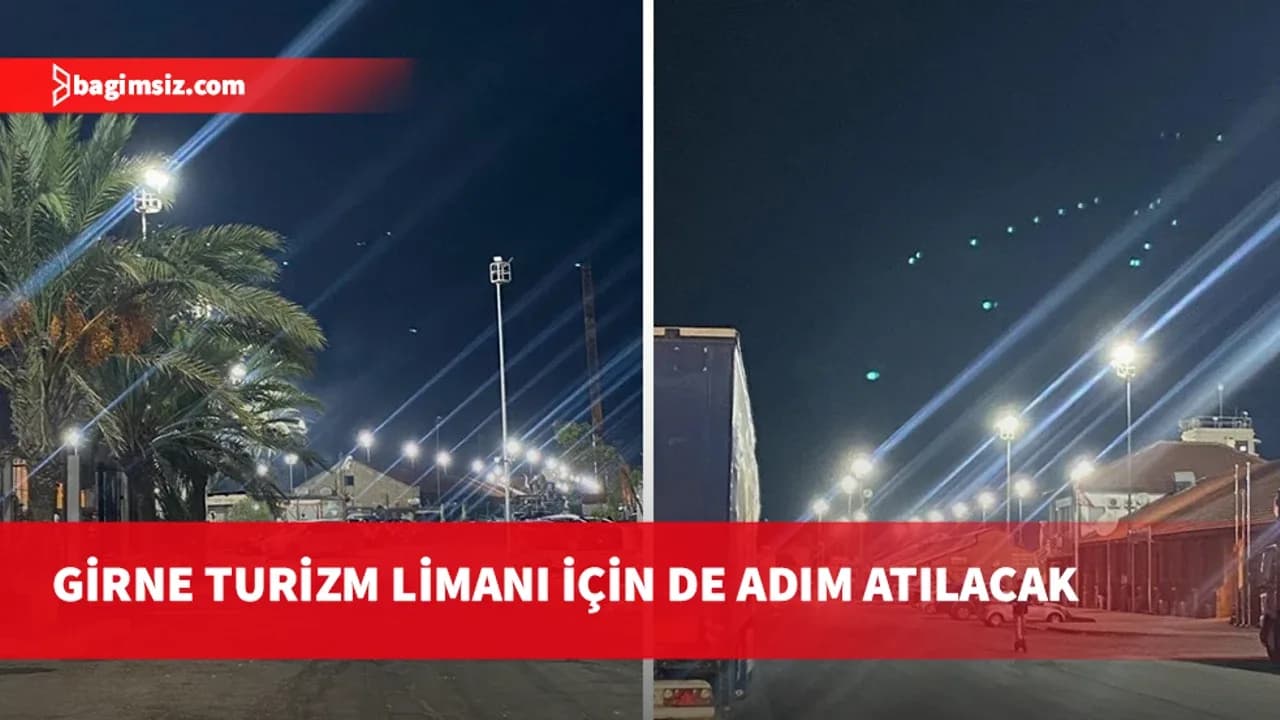 Gazimağusa Limanı’nda aydınlatma çalışmaları tamamlandı